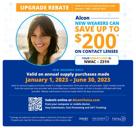 Alcon choice rebates - Contact Information. 6201 South Fwy. Fort Worth, TX 76134-2099. Visit Website. (800) 757-9195.
